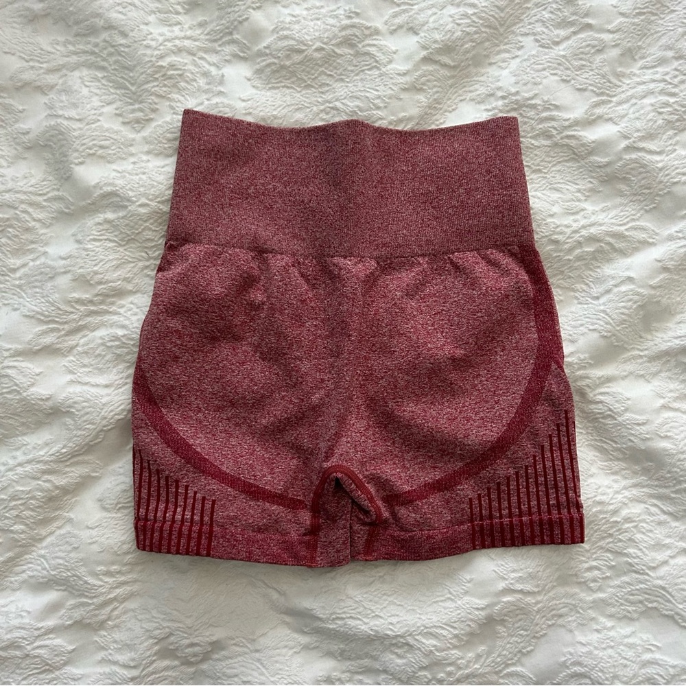 (2 pack) Biker shorts maroon and turquoise